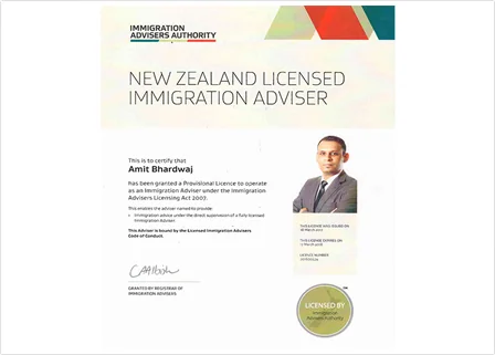 New Zealand Licensed Immigration Adviser